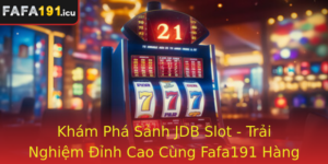 Kham Pha Sanh Jdb Slot Trai Nghiem Inh Cao Cung Fafa191 Hang Au